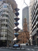 Bert Flugelmanâ€™s 'Pyramid Tower', known to Sydneysiders as the 'Silver Shish Kebab'