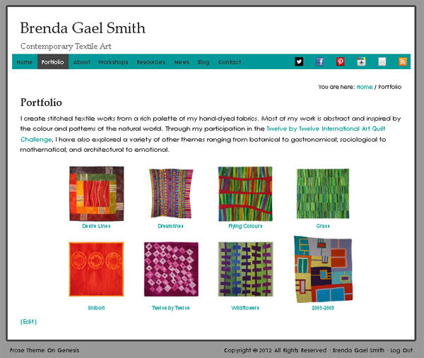 Brenda Gael Smith Website November 2012