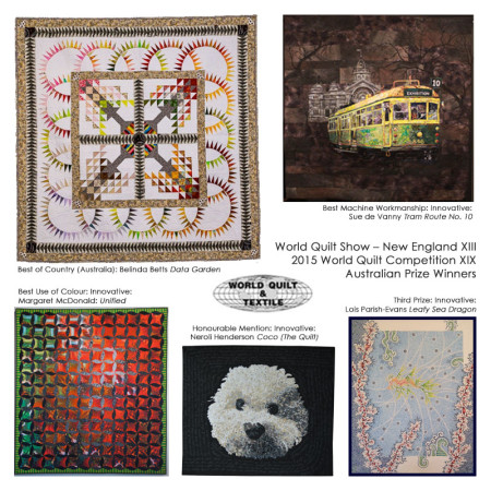Australian Prize Winners: World Quilt Competition 2015