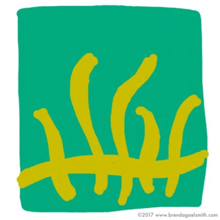 Week 16 - Weekly Art Project - Kelp at Copacabana NSW