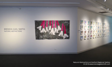 Natural Abstractions exhibition at Gosford Regional Gallery - Brenda Gael Smith textile art