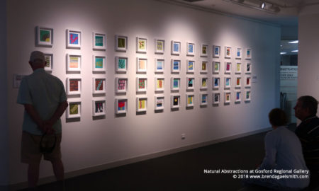 Natural Abstractions exhibition at Gosford Regional Gallery - Brenda Gael Smith textile art