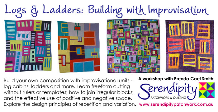 Logs and Ladders: Building with Improvisation - a workshop with Brenda Gael Smith