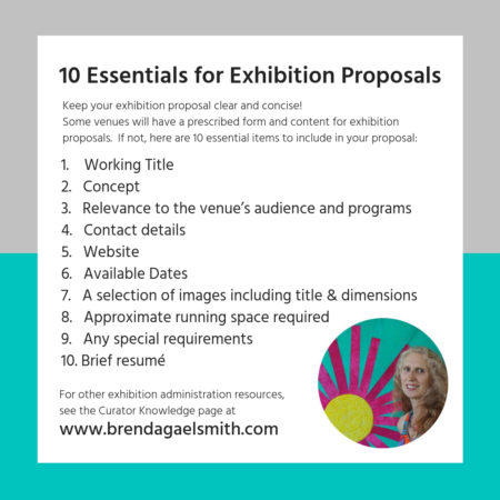 Solo Exhibtions - 10 Essentials for Exhibition Proposals