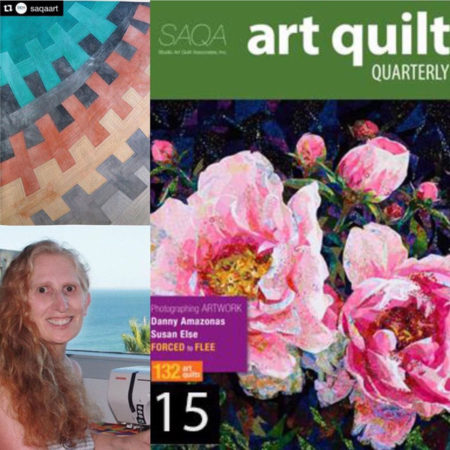 Art Quilt Quarterly Cover - Issue #15