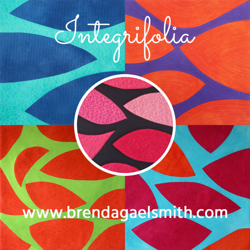 Integrifolia textile paintings by Brenda Gael Smith
