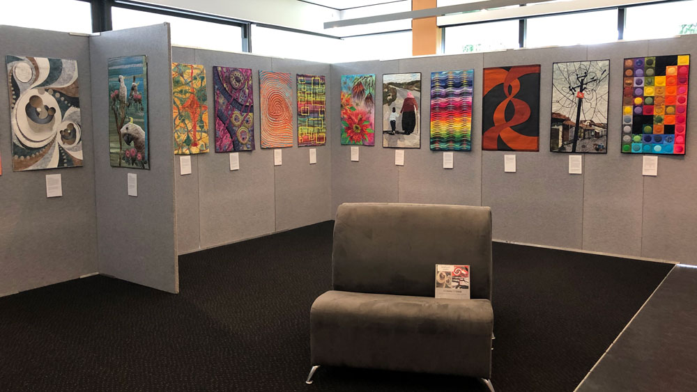Entry View: Connections Exhibition at Auckland Quilt Symposium