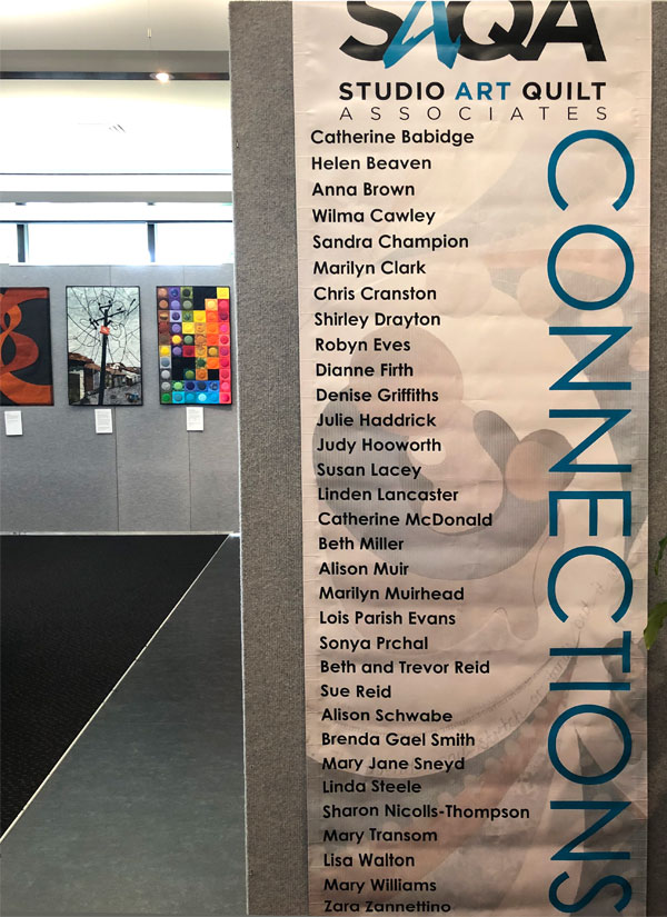 SAQA Oceania Connections Exhibition - Artist Listing