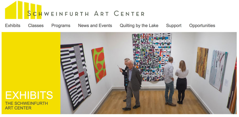 Quilts=Arts=Quilts 2019 at the Schweinfurth Art Center
